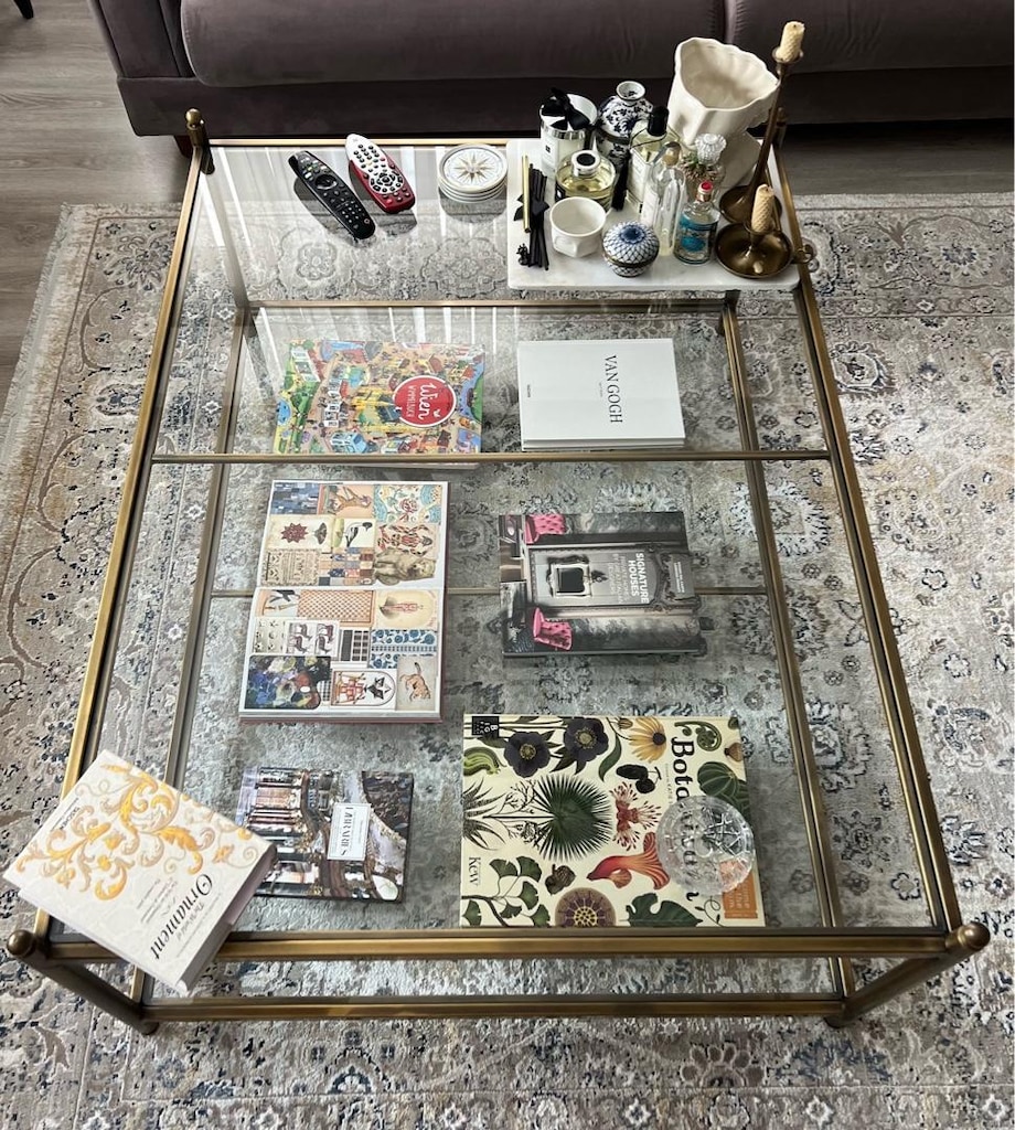 SALONUNUZA HAVA KATACAK MODERN ÇIFT KATLI CAM ORTA SEHPA - 3