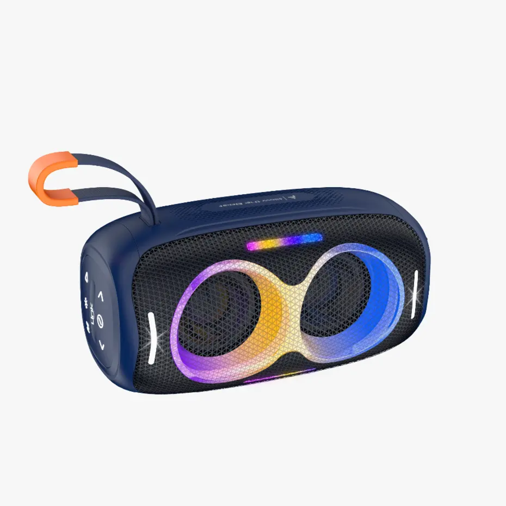 RGB Işıklı IPX5 Sertifikalı Taşınabilir Bluetooth Hoparlör R117 - 2