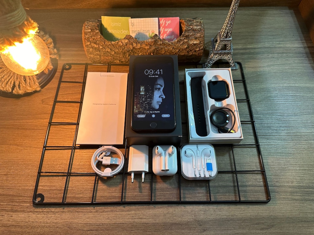 FULL AKSESUARLI İPHONE 7 PLUS MAT BLACK - 2