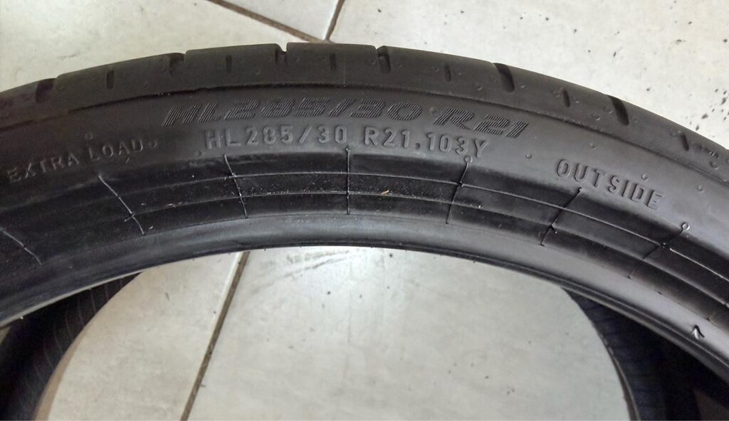 285/30R21 PİRELLİ P-ZERO SIFIRDAN FARKSIZ 1 ADET (DOT:48/24) - 2