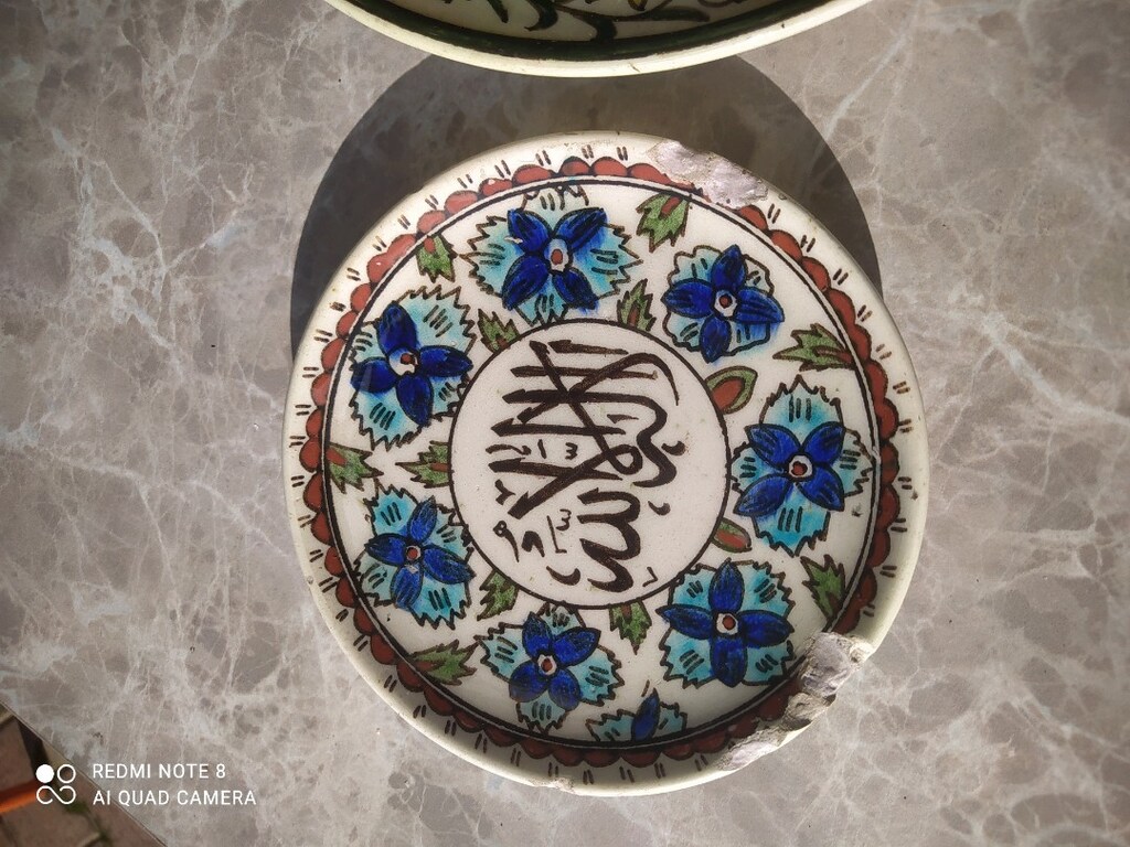 antika Kütahya seramik duvar tabakları - 2