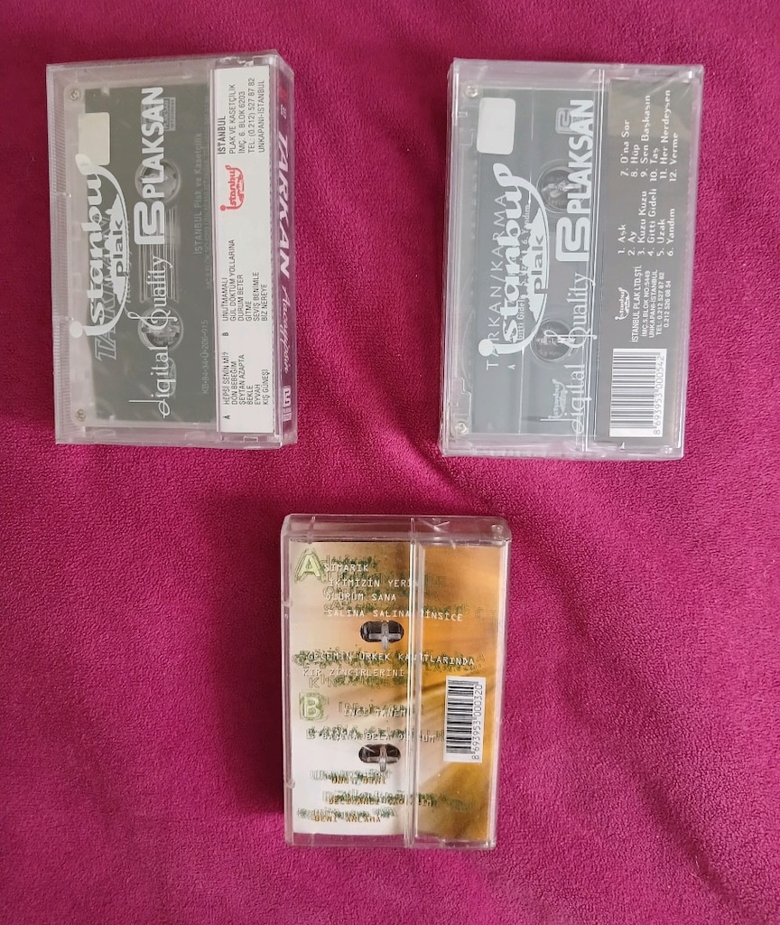 TARKAN 3 KASET ORJİNAL JELATİNLİ SIFIR KASETLER - 2
