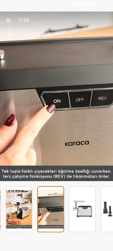 Karaca kıyma makinası - 3