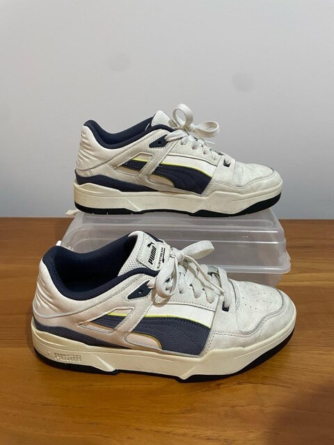 Puma Slipstream Sneaker Kırık Beyaz/Lacivert 43 No Erkek Spor Ayakkabı