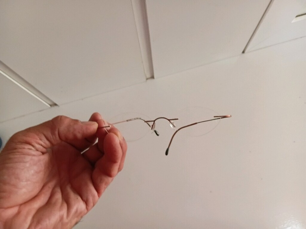cocuk icin katlanır numaralı optik gözlük titanium - 5