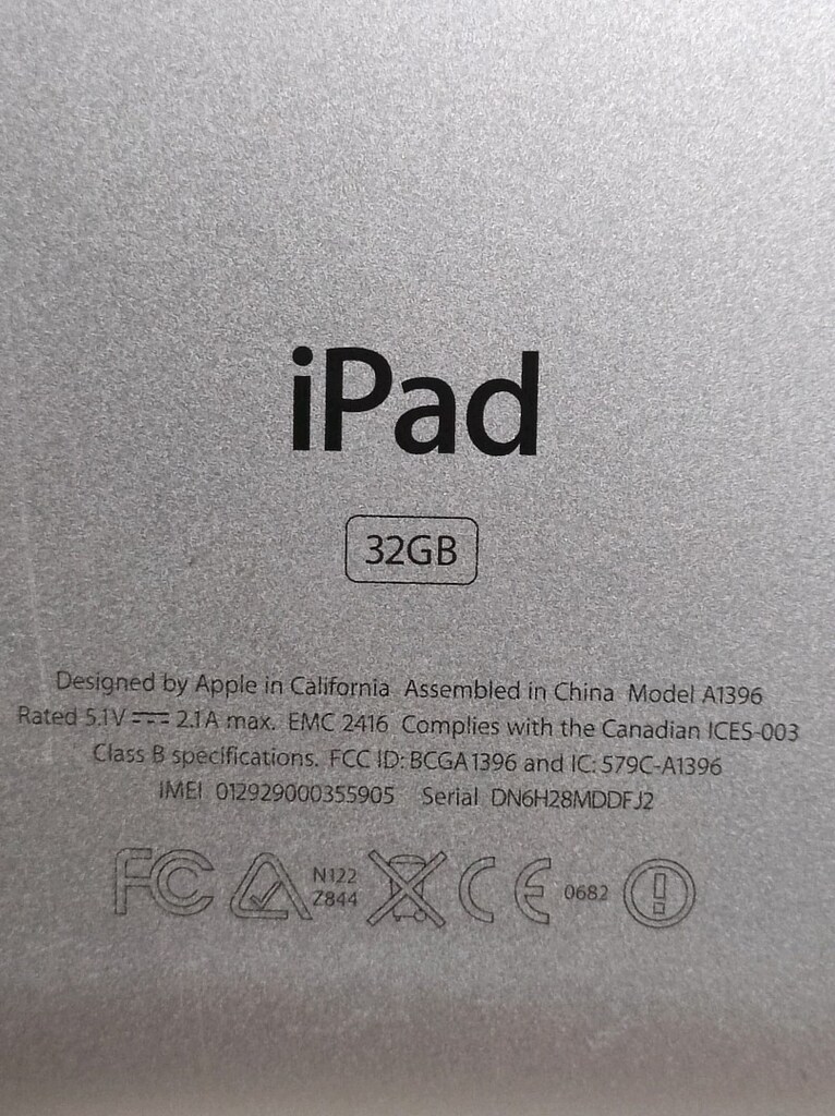 Apple iPad A1396 Tablet ŞİFRELİ - 5