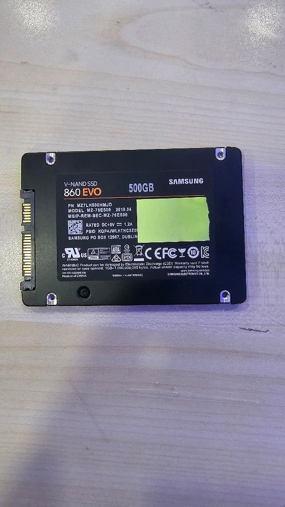 Samsung 500gb 860 Evo Sata 3 - 3