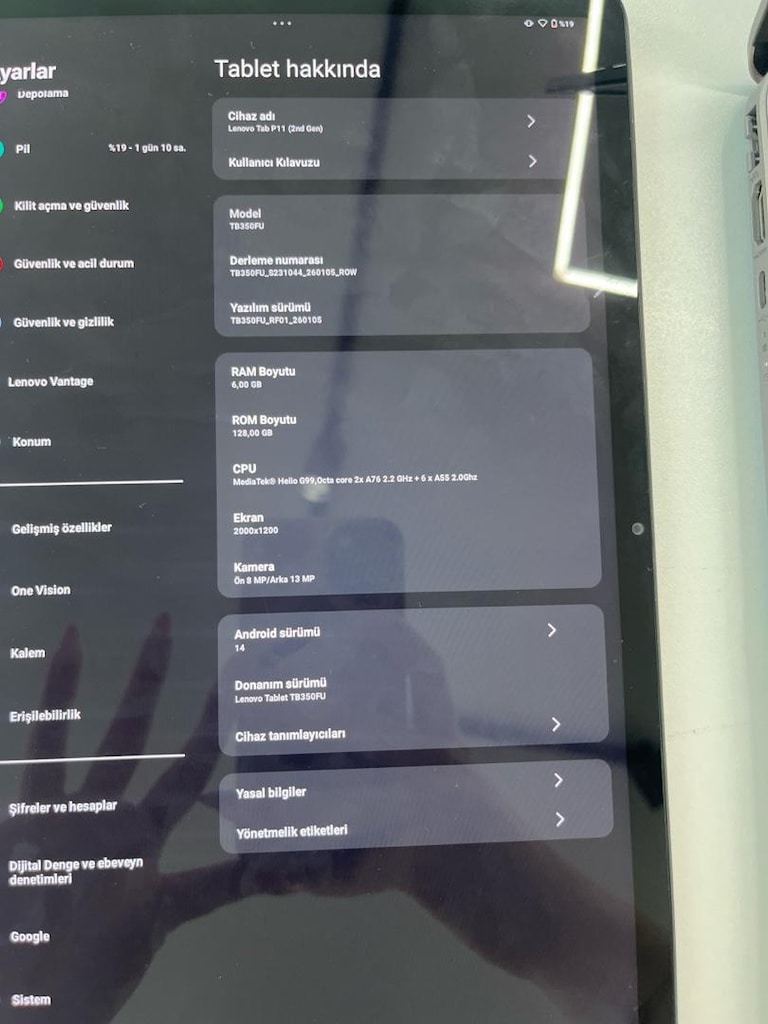 Lenovo Tab P11 2nd Gen 6GB/128GB + Klavyeli Kılıf - 4