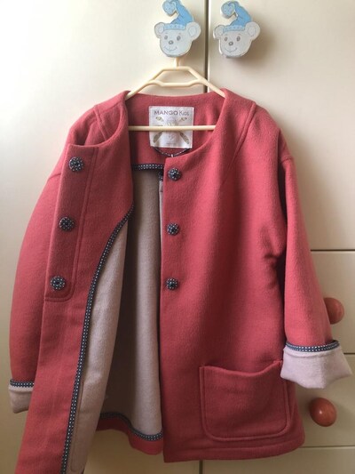 Mango kids 10-12 yaş kız çocuk palto