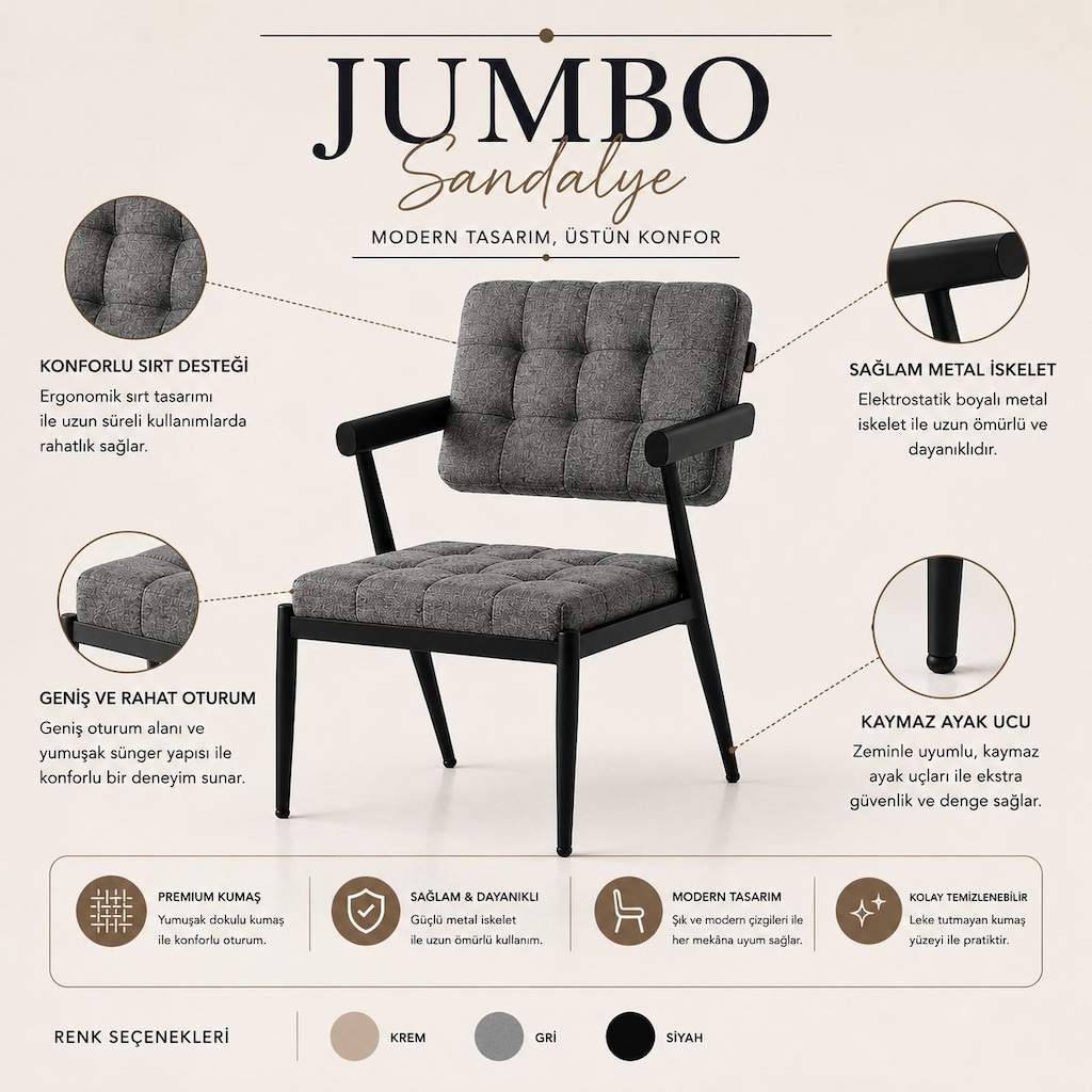 Jumbo Sandalye - 3
