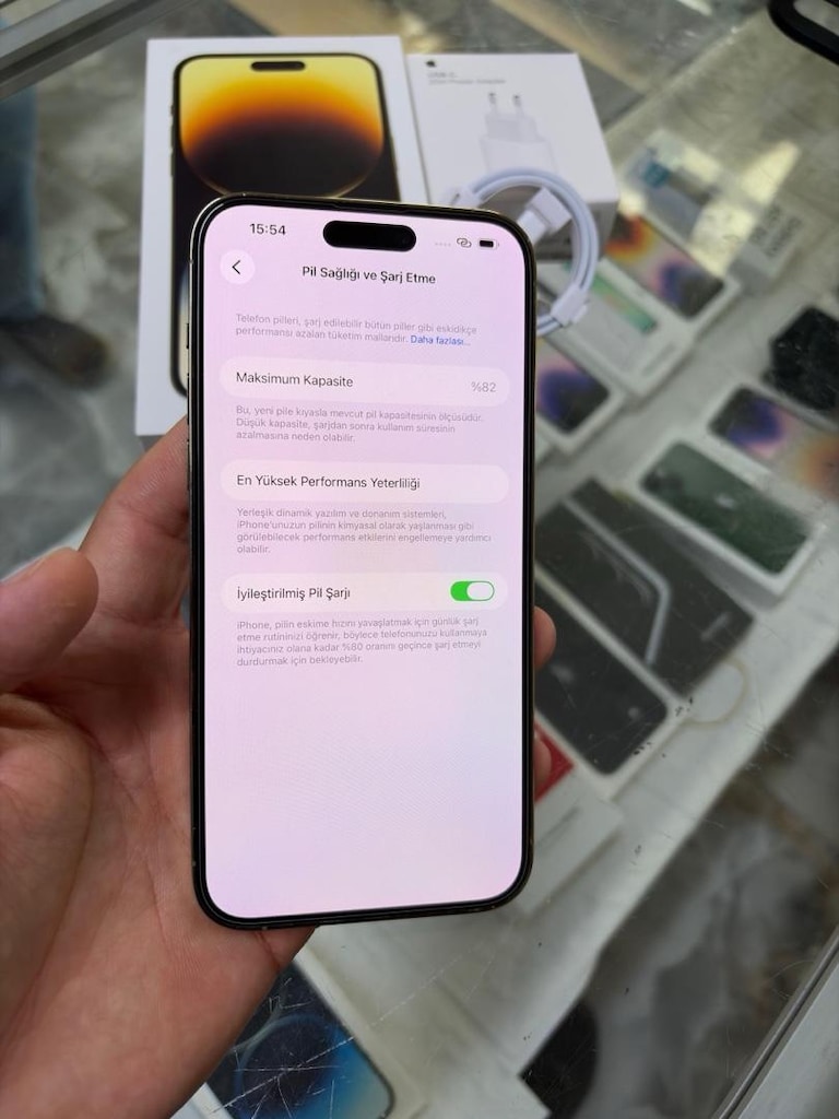 MÜHENDİSCELL’DEN YURTİÇİ KAYITLI İPHONE 14 PRO MAX 256 GB PİL %82 - 2