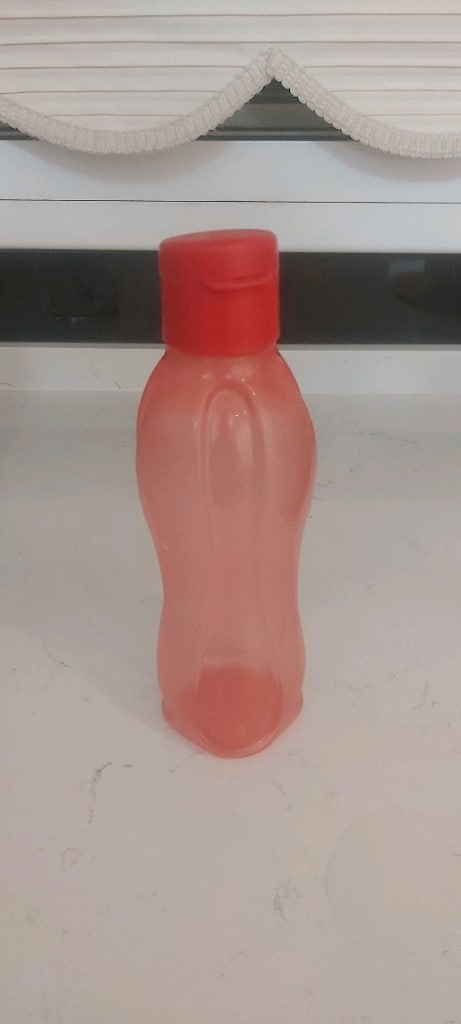 750 ml mor ve pembe, 500 ml pembe renk tupperware suluk/şu şişesi - 2