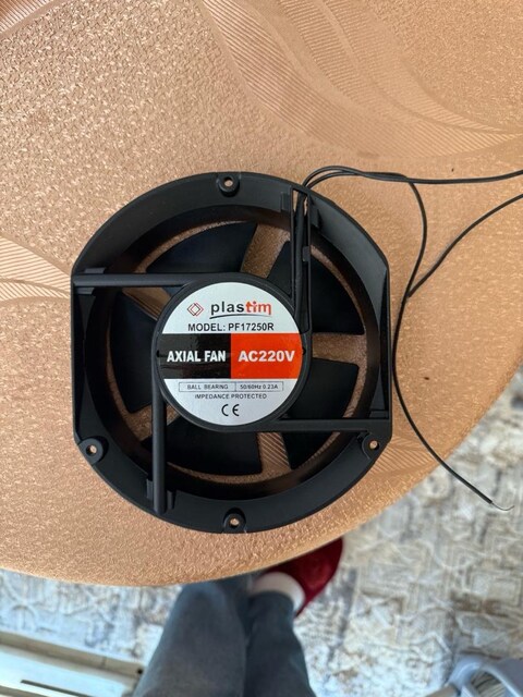PF17250R PLASTİM 172x150x51mm 230V Rulmanlı Kesik Aksiyel Fan sıfır