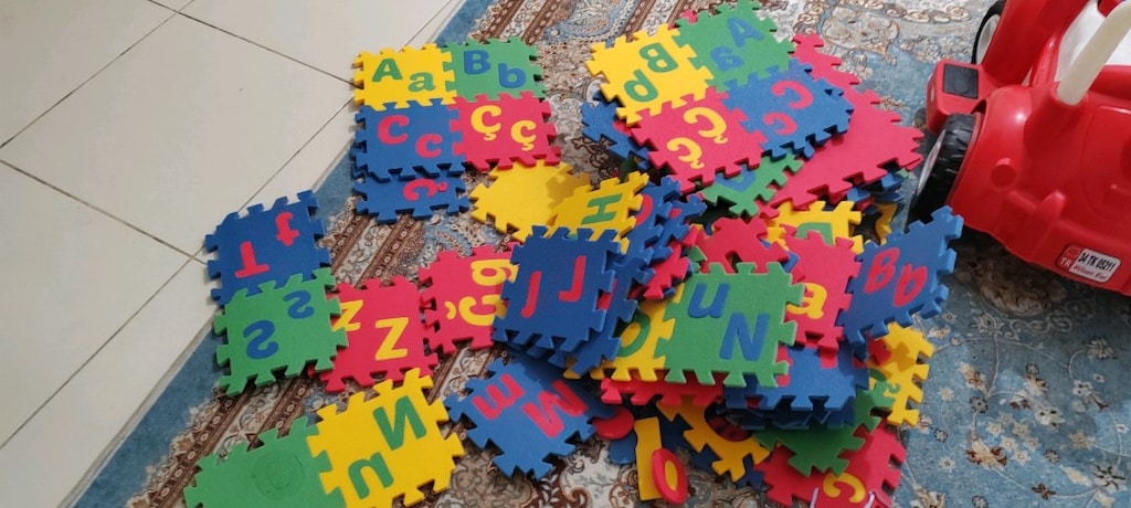 EVA Eğitici Puzzle Oyun Halısı – 6 m² – 2. El - 2