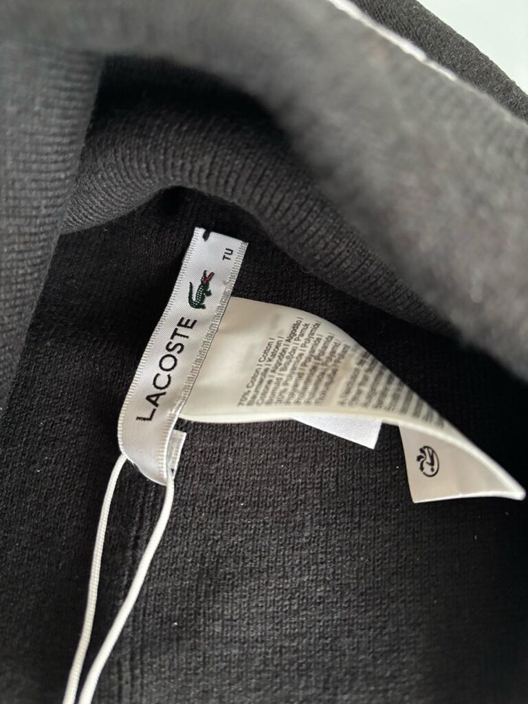 Orijinal lacoste bere siyah renk unisex sıfır etiketli - 7