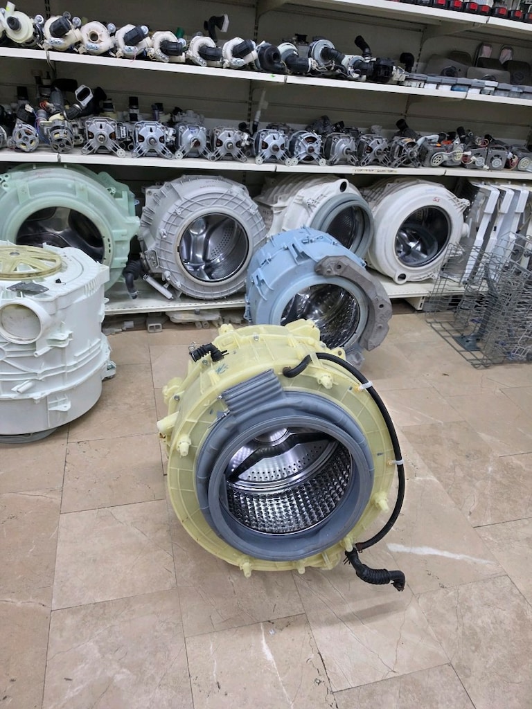 Samsung Kurutmalı Çamaşır Makinesi Kazanı Komple WD0804W8N) - Temiz - 11