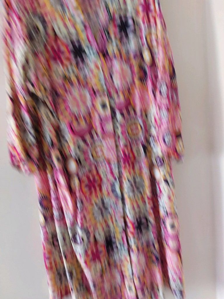 desenli kaftan akfil kumaş - 3