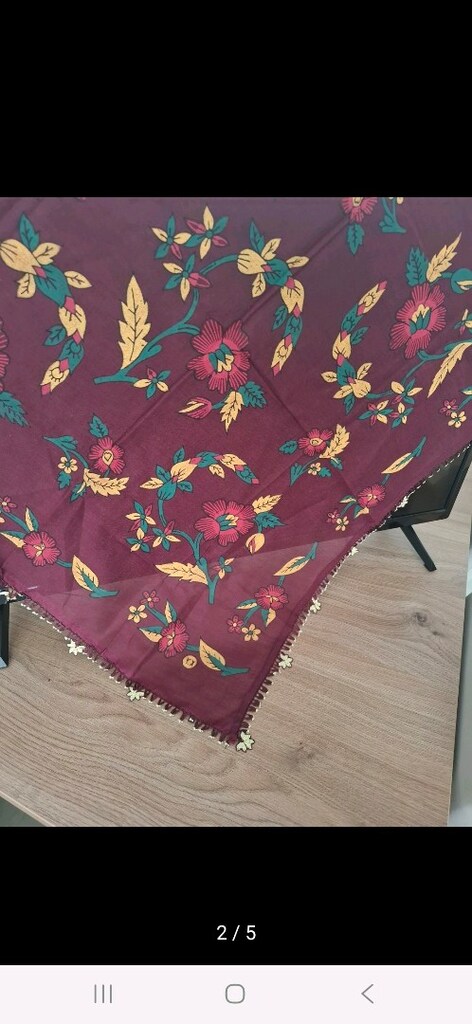 vintage ipek iğne oyası yazma - 4