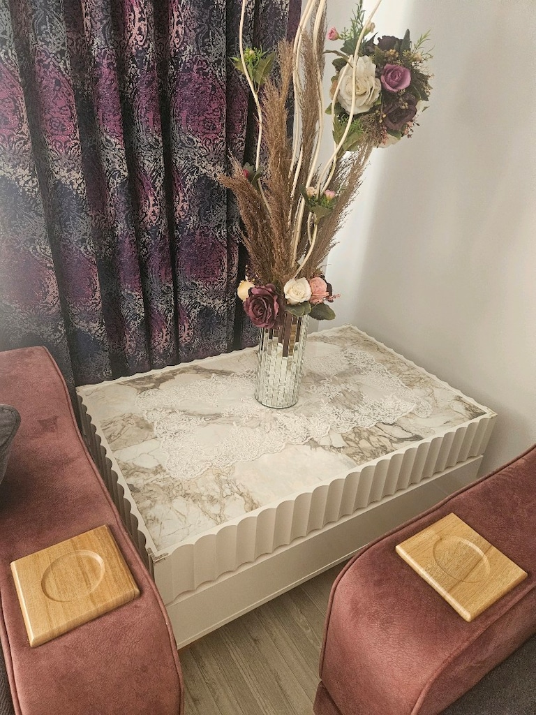 YEMEK MASASI+ORTA SEHPA MODALİFE MOBILYA SIFIR GİBİ - 3