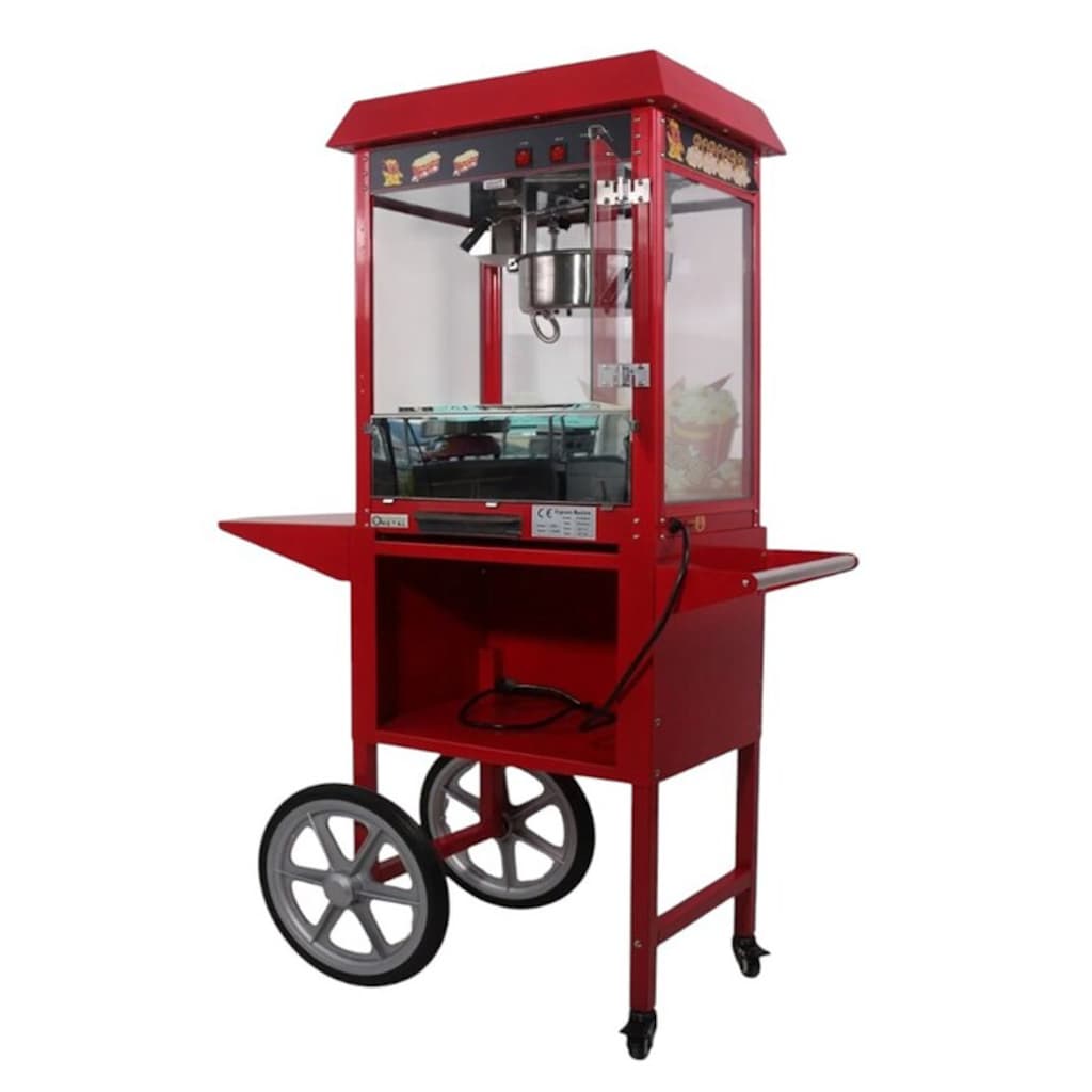 Seyyar Popcorn Mısır Patlatma Makinesi (Model Edremit)1007 - 4