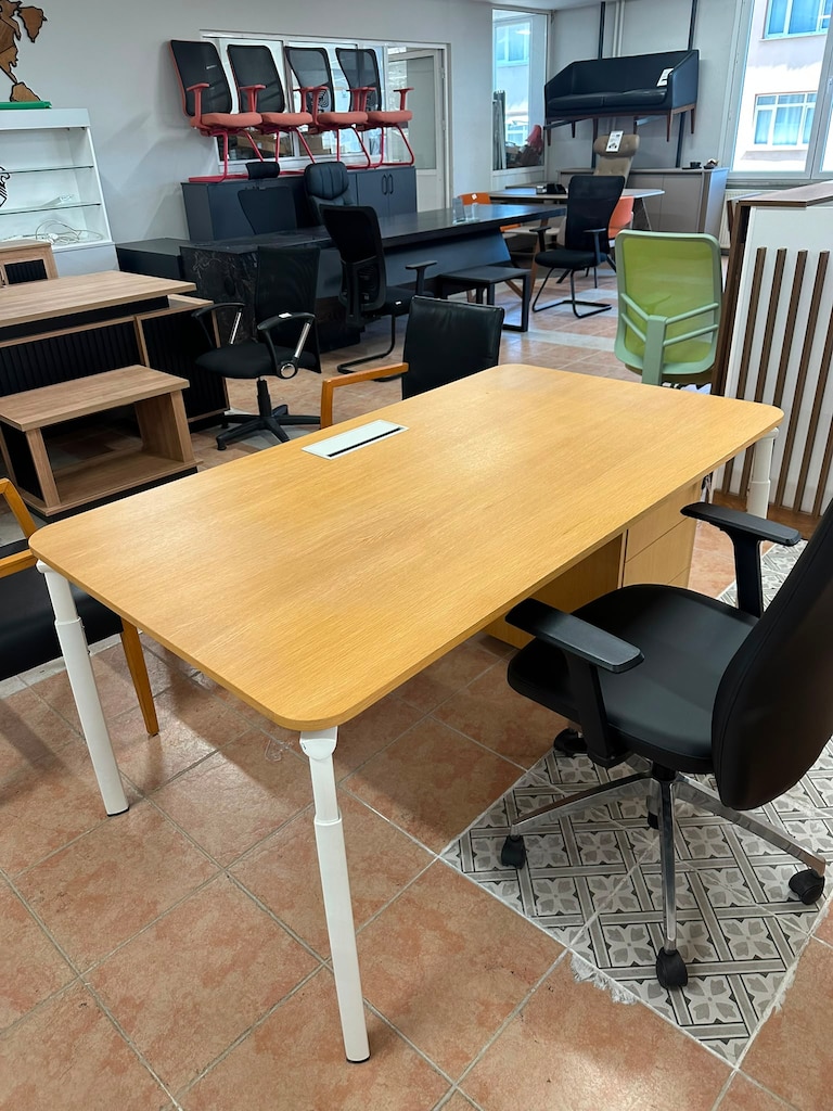 KLAS OFİS ÜSKÜDAR 160x90 cm KOLTUKLU MAKAM TAKIMI - 5