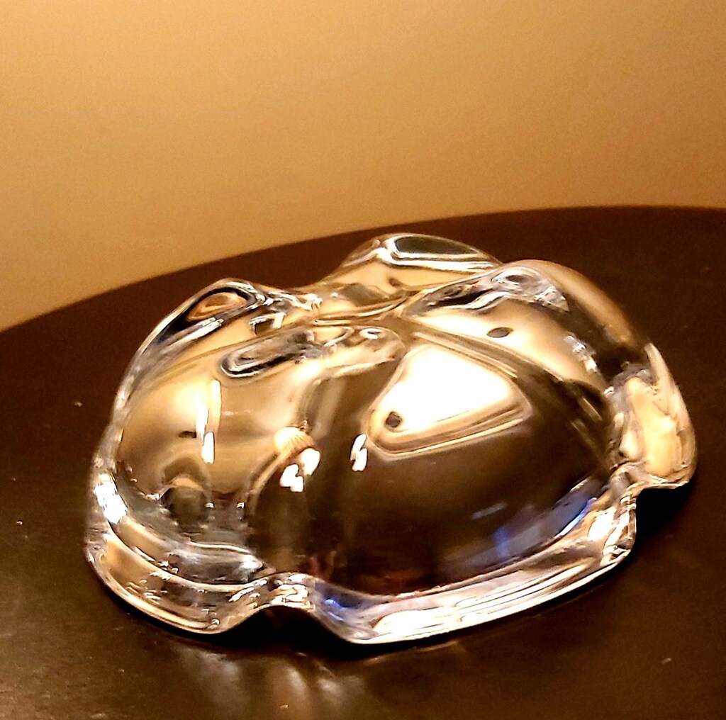 REAL CRYSTAL VINTAGE LUXURY ASHTRAY D E C O R - 2