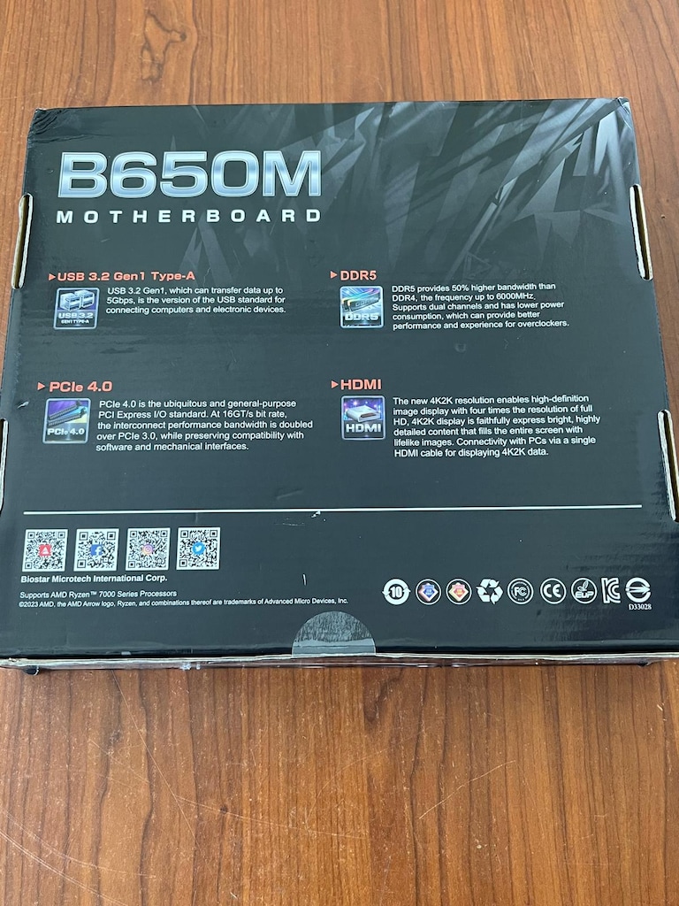 B650 Biostar mt am5 DDR5 Anakart SIFIR KAPALI KUTU GARANTİLİ - 3