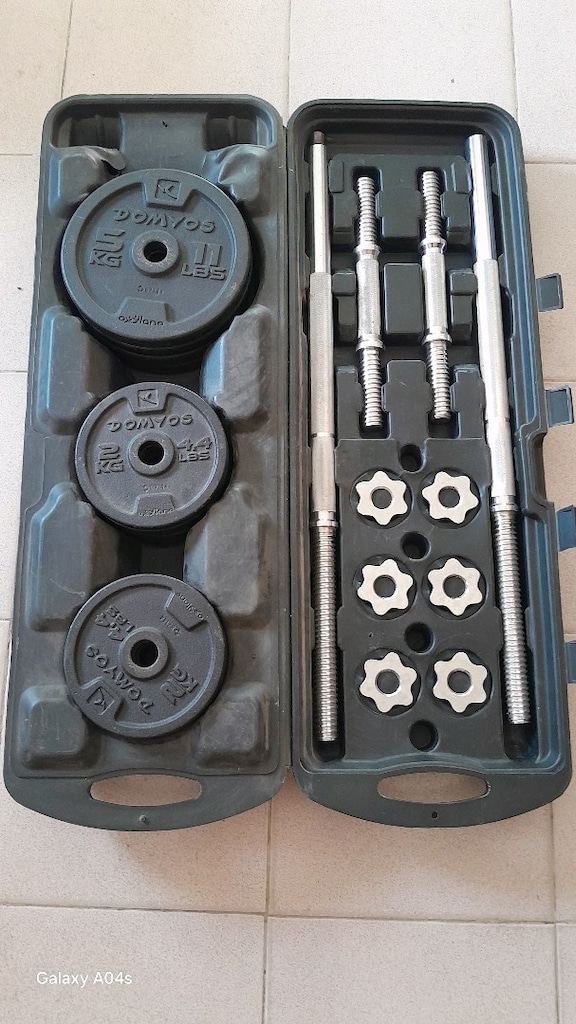 50 kg döküm halter dambıl set - 3