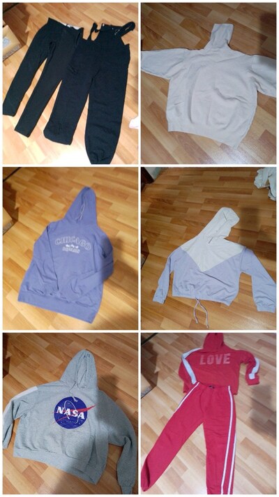 20 parça kışlık sweatshirt toplu hepsi acil satılık