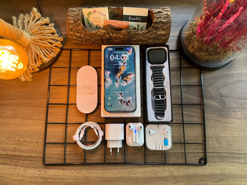 GARANTİLİ İPHONE 16 PRO DESERT TİTANİUM - 2