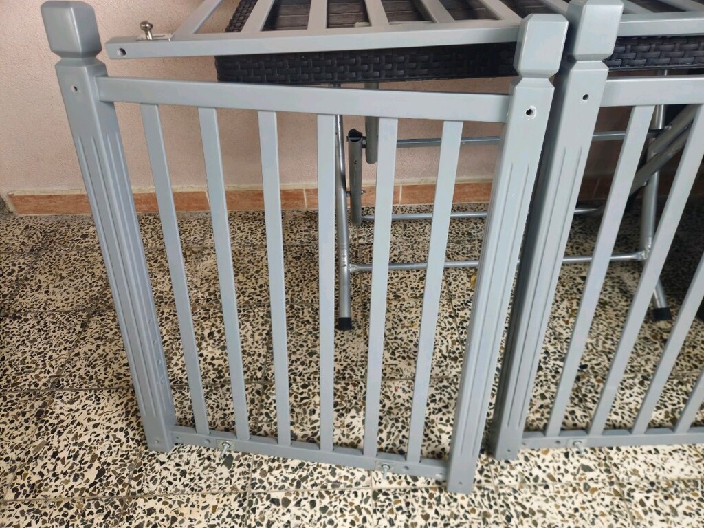 Tahterevalli 60x120 Gri Ultra Lüks Anne Yanı Cuppa Beşik - 13