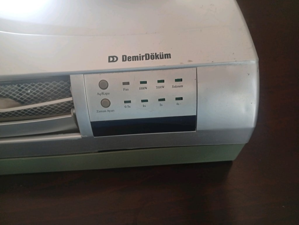 Demirdöküm fanlı ısıtıcı - 2
