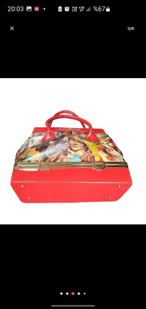 Vintage İtalyan Salvatore Ferragamo Kol Çantası - 3