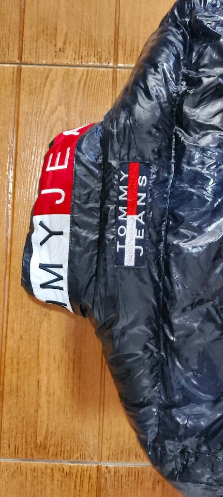 Tommy Jeans parlak koyu lacivert şişme mont. - 11