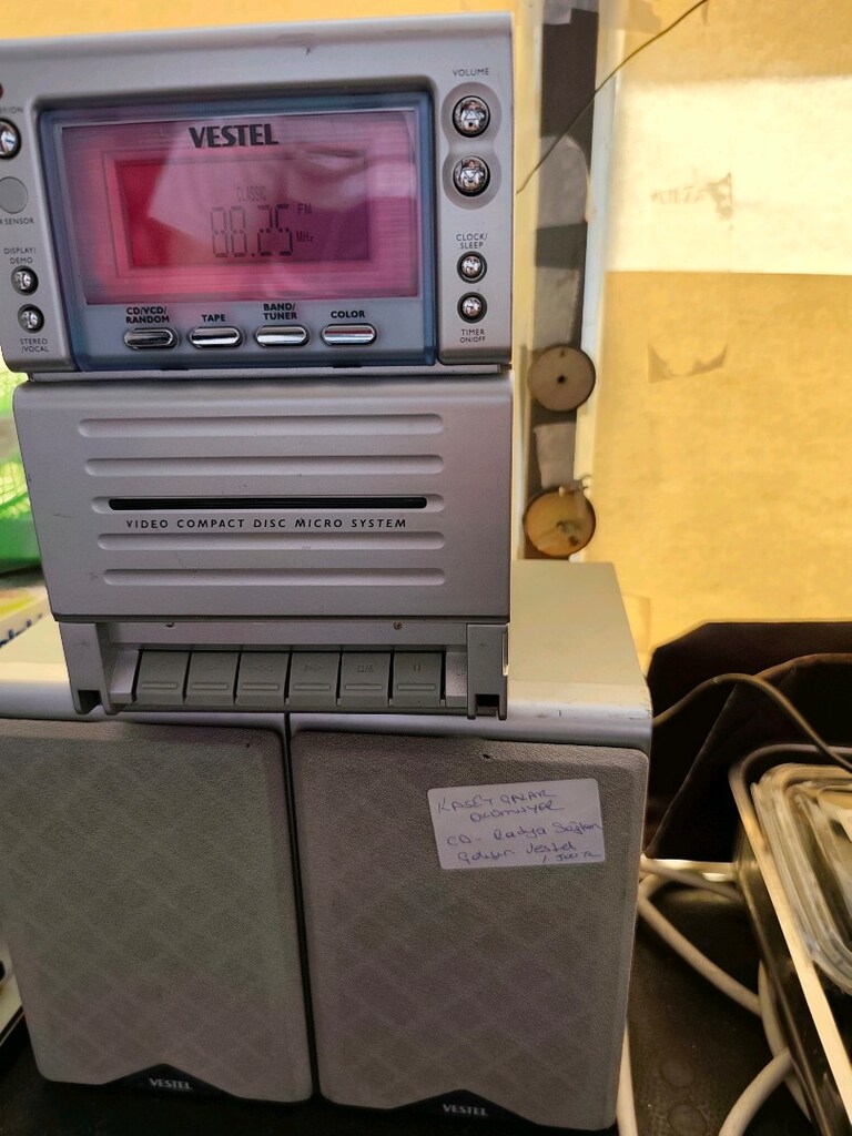 Vestel marka radyo CD kaset çalar dijital - 7