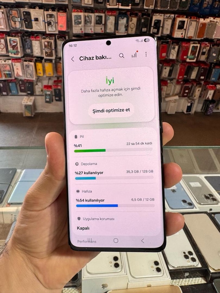 *SAMSUNG S21 ULTRA 5G 12/128 GB YURTDIŞI ÇİFT HAT KAYITLI TEMİZ SORUNS - 2