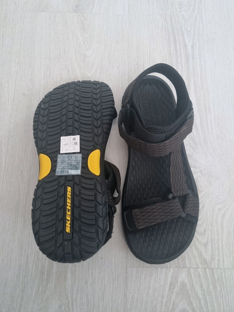 Skechers Lomell Erkek Kahverengi Sandalet 40 - 4