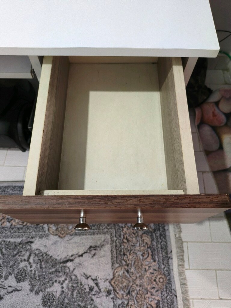 Temiz / Az Kullanılmış Ahşap Çalışma Masası ve Bilgisayar Dolabı - 8