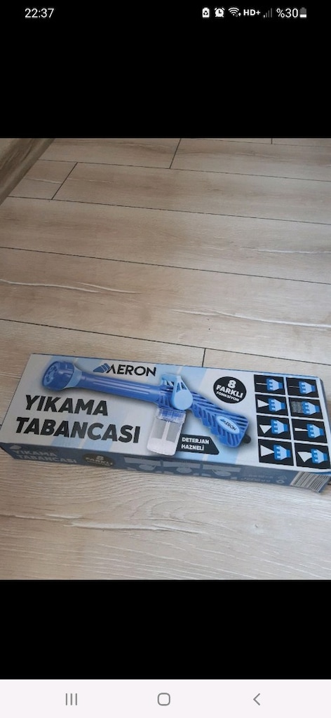 aeron yıkama tabancası