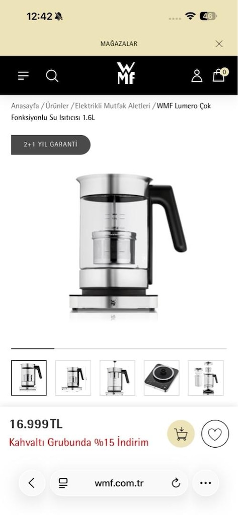 Wmf Lumero Çok Fonksiyonlu Su Isıtıcısı - 5