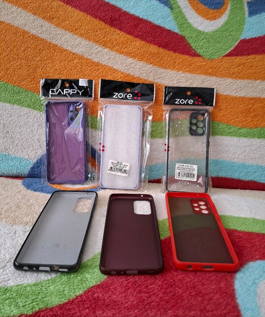 Samsung a52 telefon kılıfları 6 adet - 2