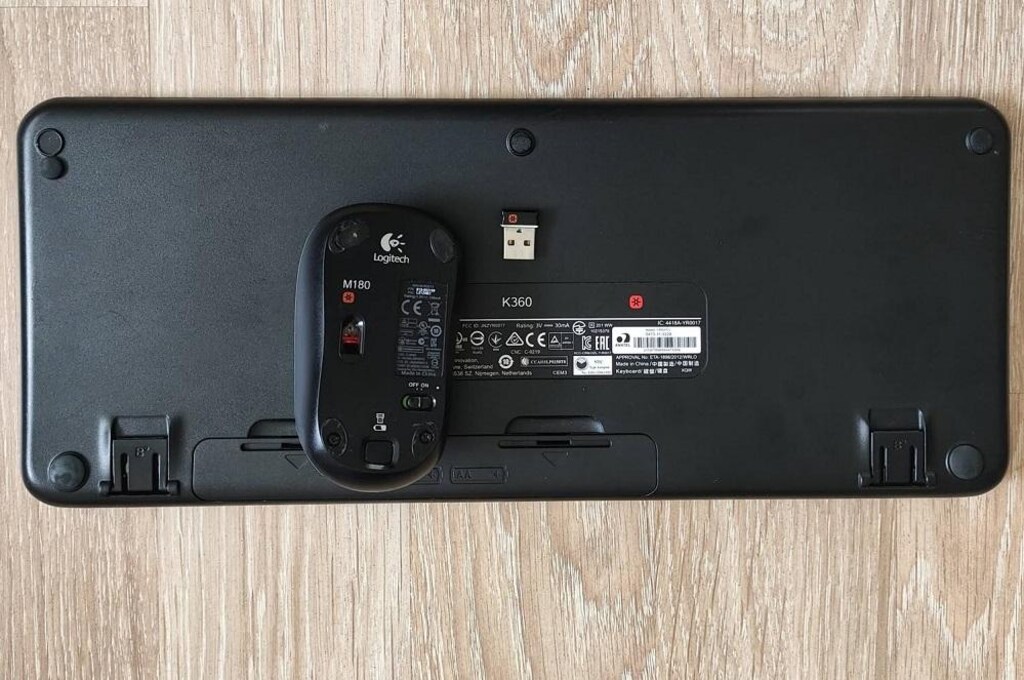 LOGITECH Unifying Alıcılı Kablosuz Klavye Mouse Seti (K360+M180) - 5