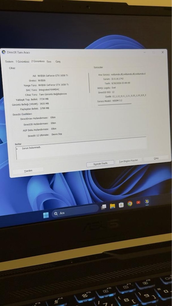 ASUS TUF GAMING LAPTOP DOPDOLU EKSTRA - 14