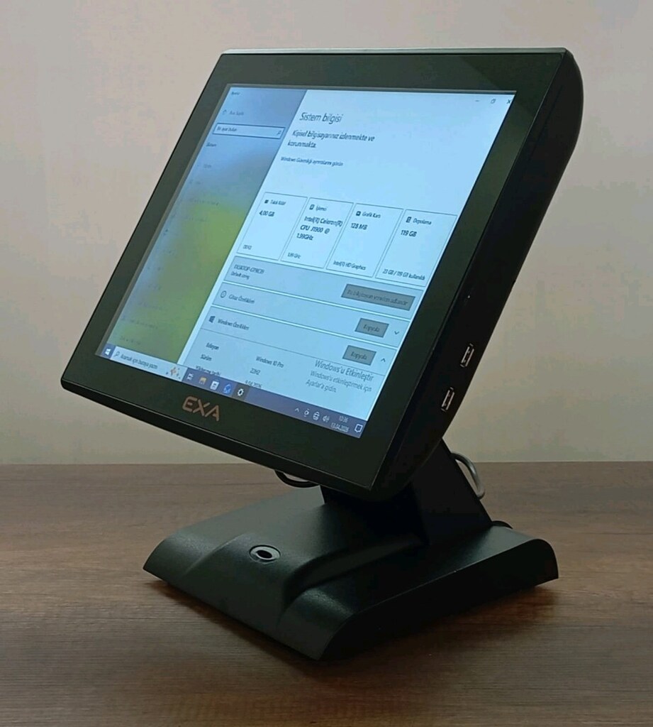 DOKUNMATİK J1900 İŞLEMCİ 4 GB RAM 128 GB SSD POS PC BARKOD MARKET - 2
