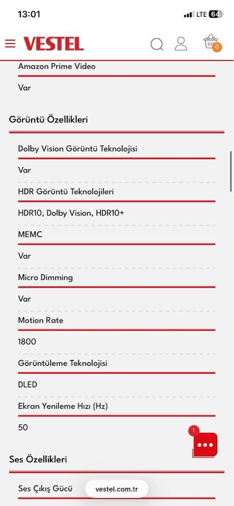Vestel 55inç TV - 6