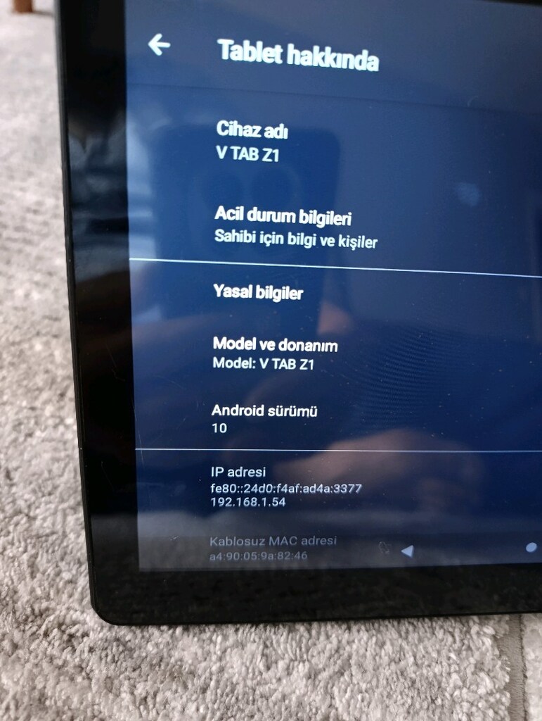 VESTEL 64 GB TERTEMİZ TABLET - 7
