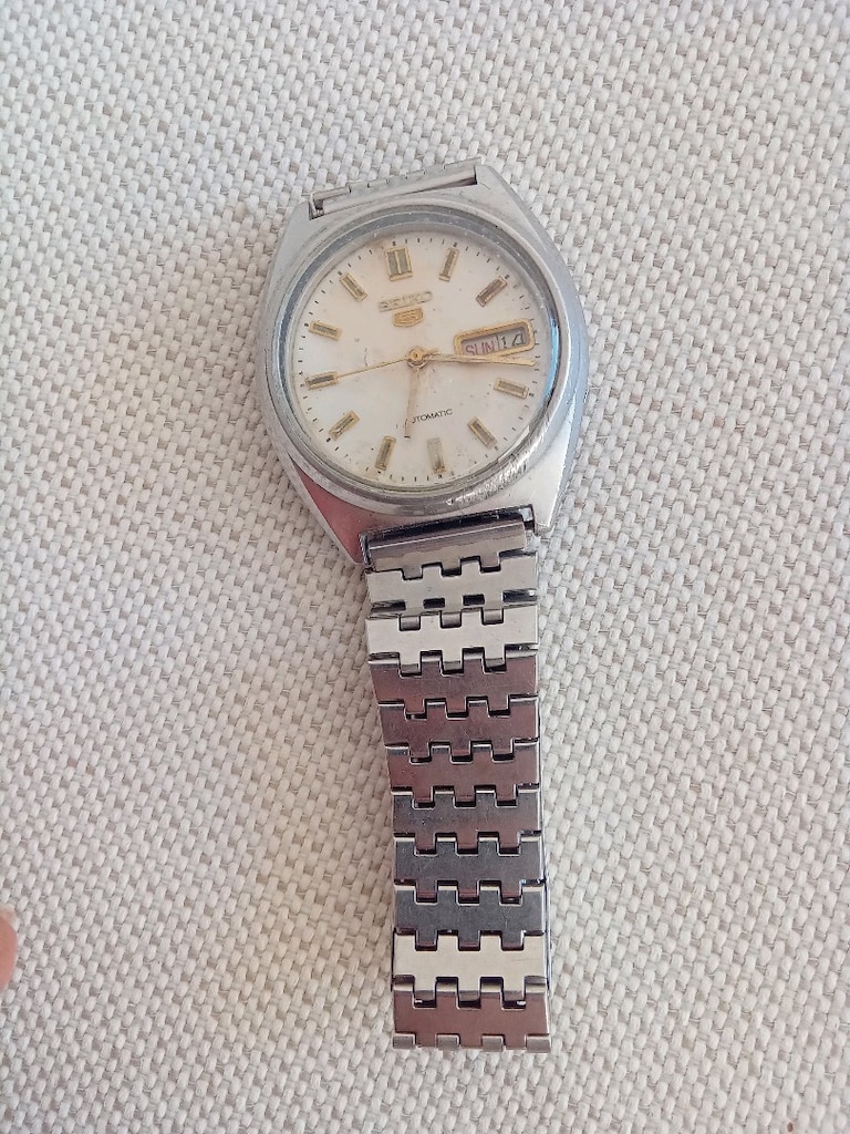 1982 imalı SEIKO 5 OTOMATİK ERKEK KOL SAATİ - 4