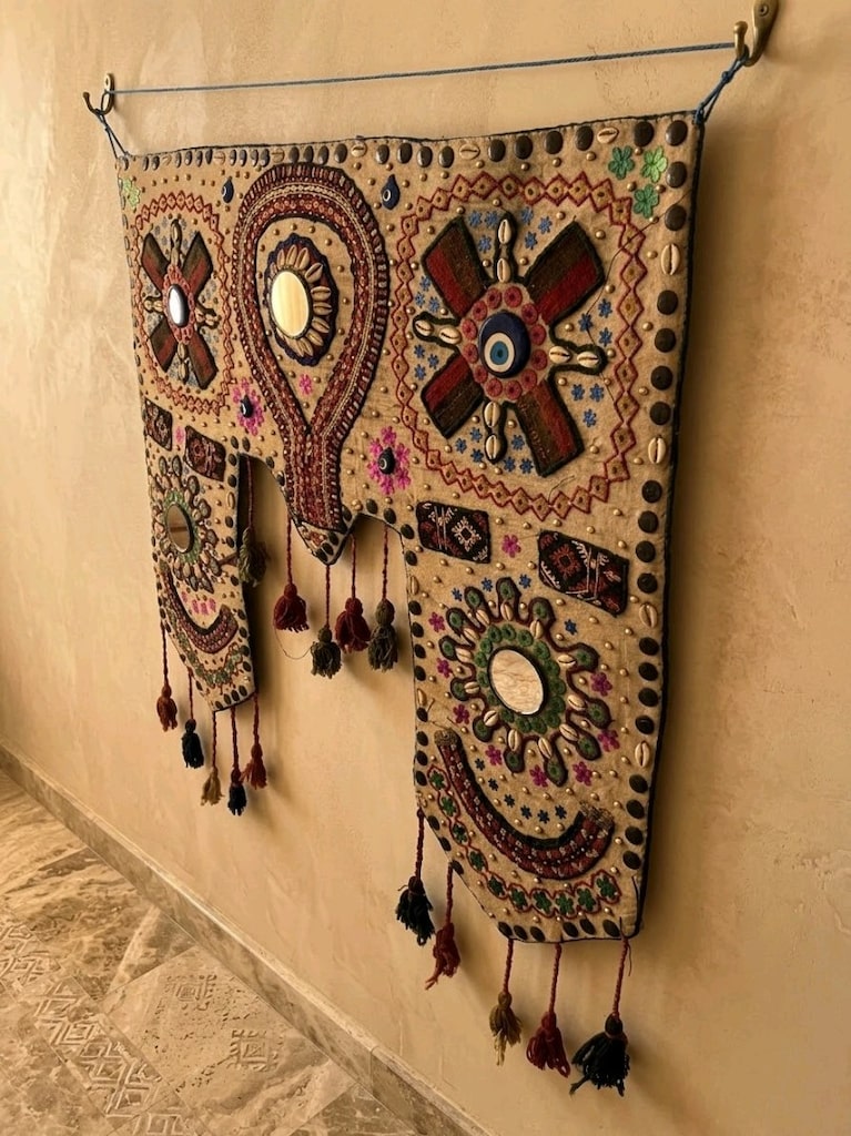 Antika El İşçiliği Keçe Otağ Giriş ve Kapı Üstü Süsü(Töz) - 3