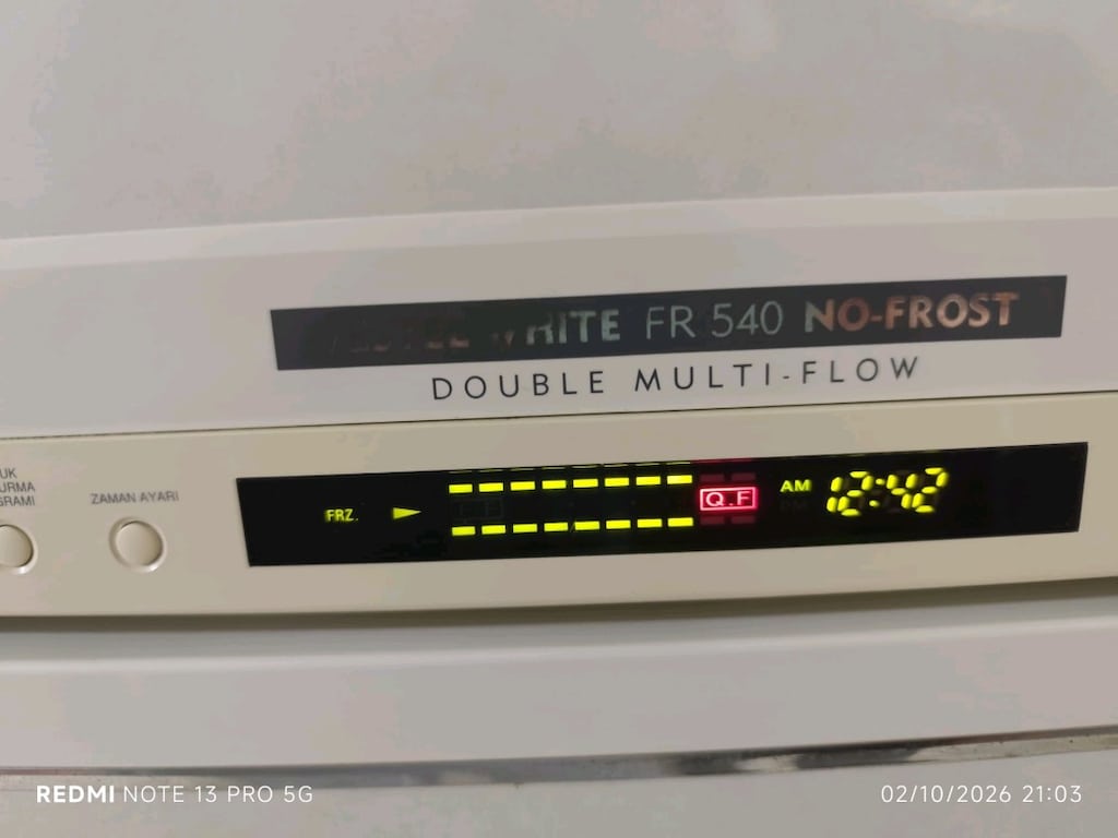 Çalışır Durumda Temiz Vestel White FR 540 No-Frost Buzdolabı - 11