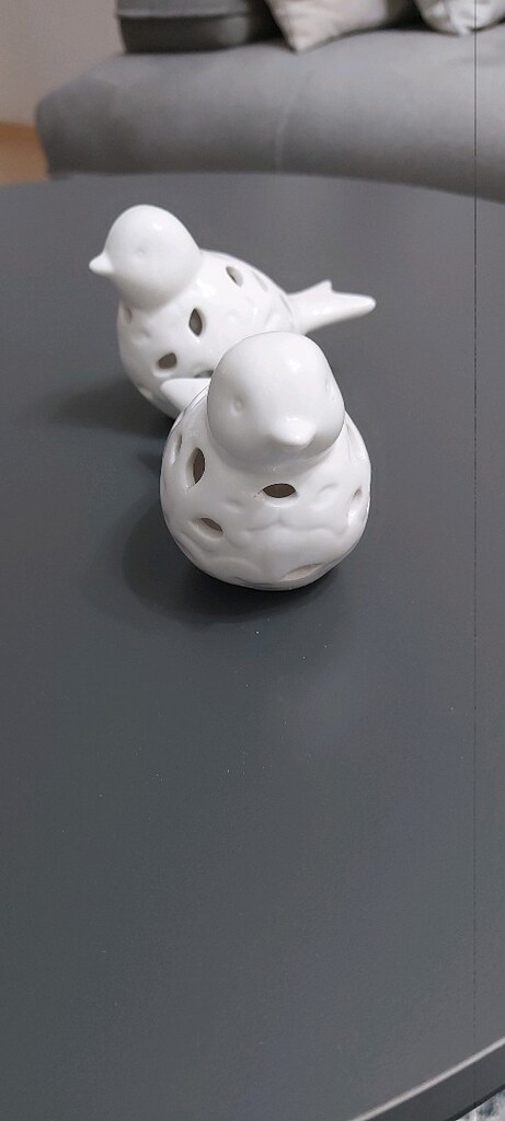 porselen beyaz kuş - 2